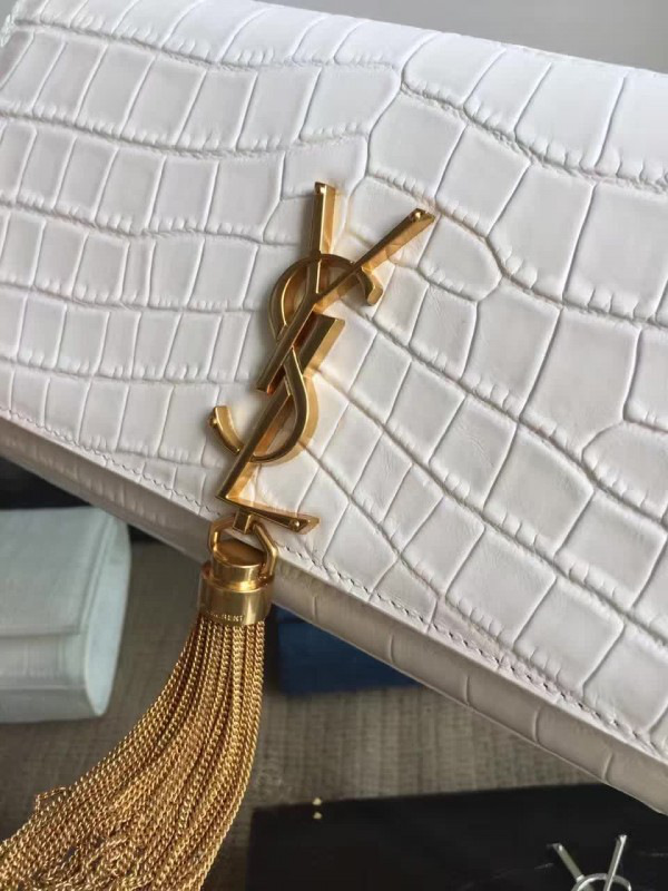 Y51 monogram kate bag with leather tassel 5010 24cm x 14.5cm x 5.5cm