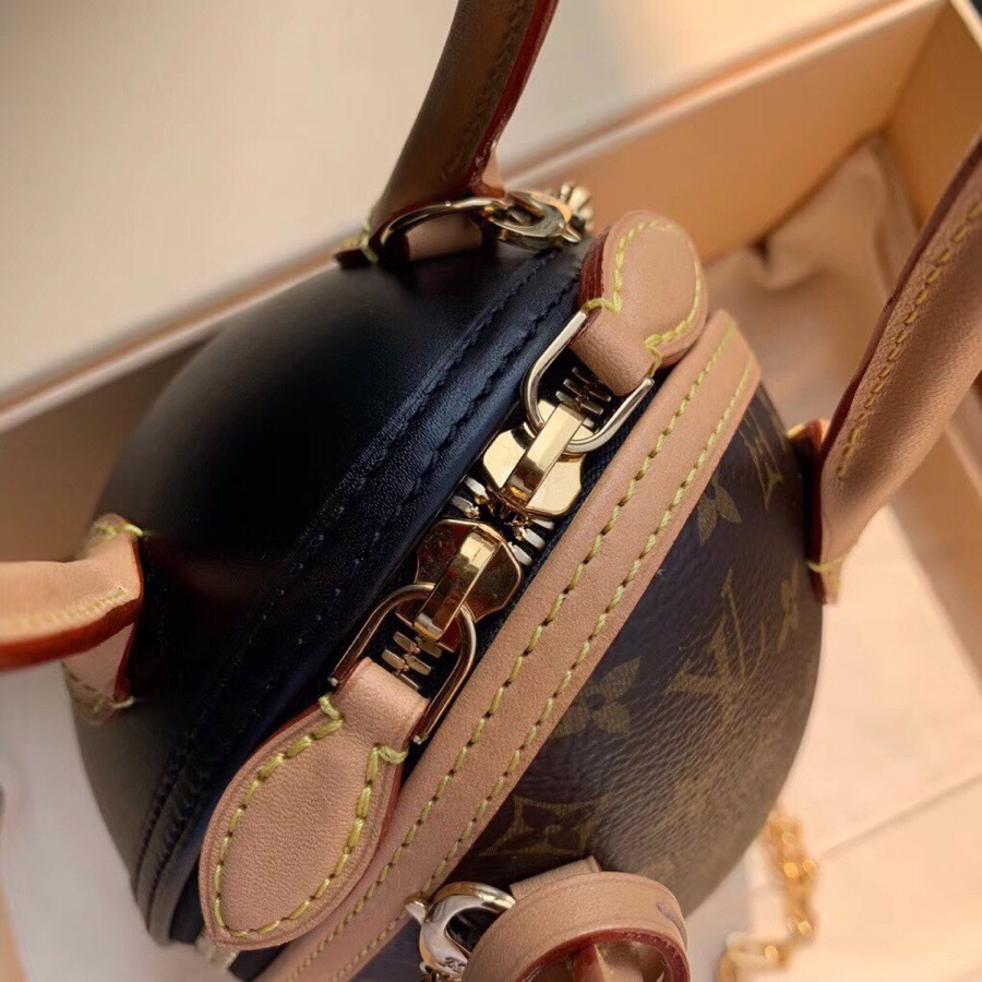 LV original new m44587lv egg handbag 20.0 x 12.0 x 12.0 cm