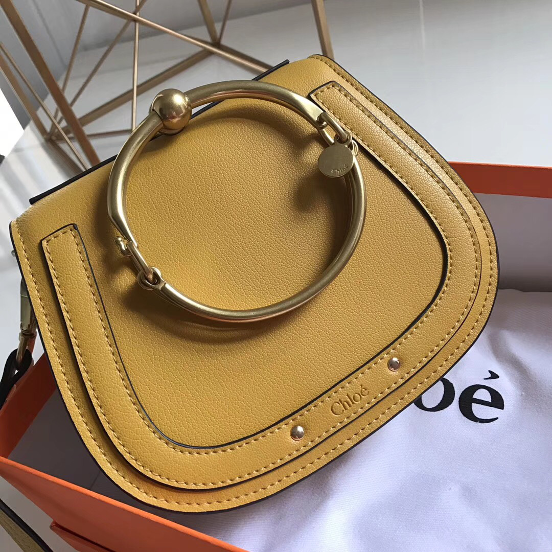 croy handbag 123888 medium yellow 21CM