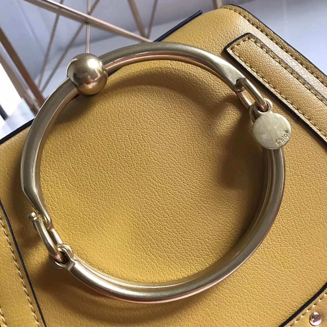 croy handbag 123888 medium yellow 21CM