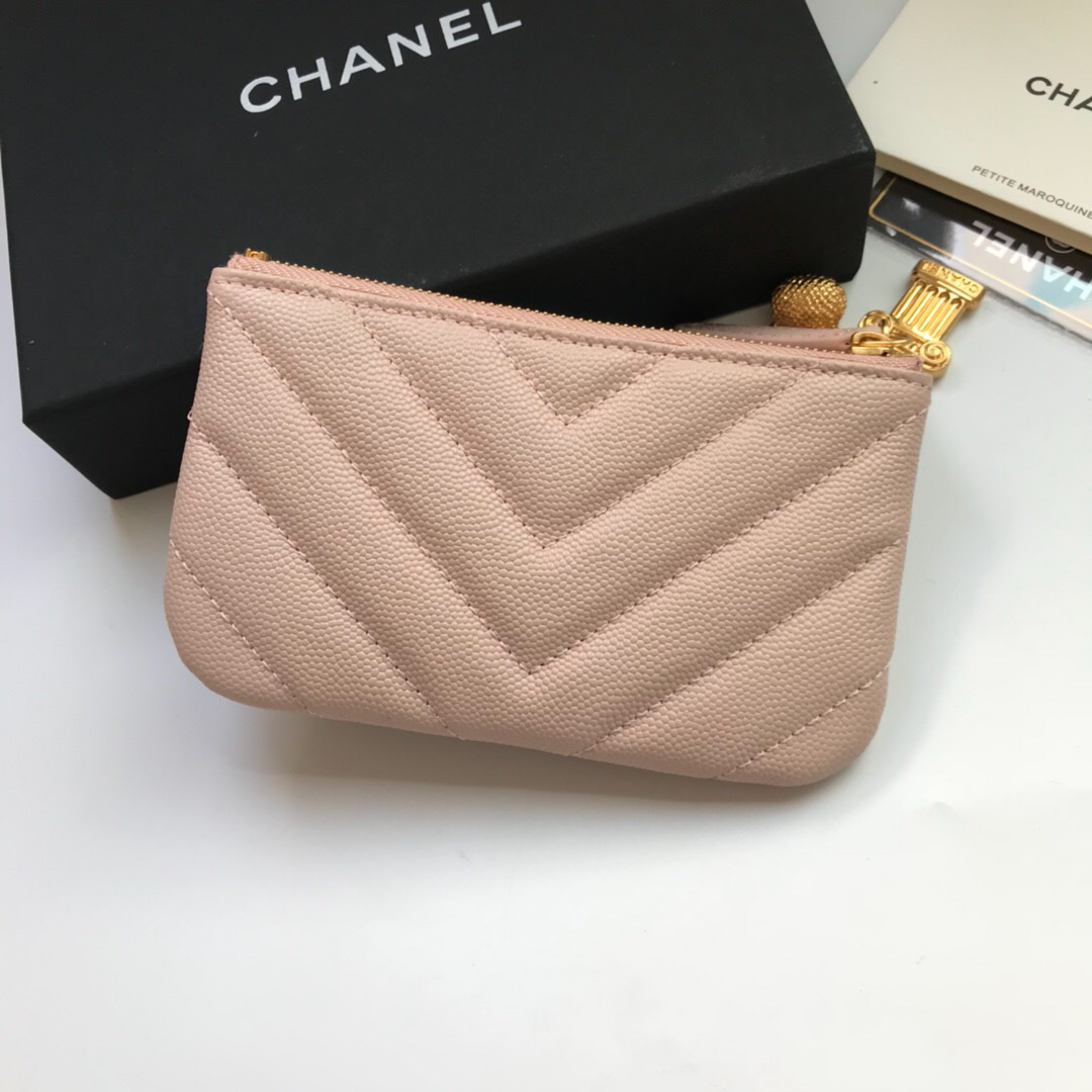 Ch**el coin purse 82365 pink