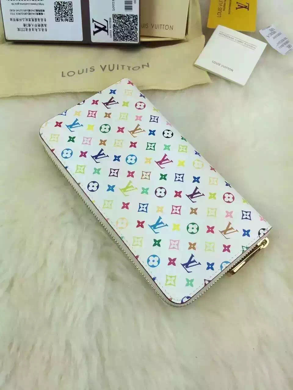 l0vis Vvtt0n m60049 white color wallet_19 x 10 x 1 cm