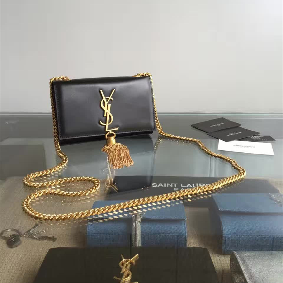 Y51 kate bag with leather tassel 5048 17cm x 11cm x 4cm
