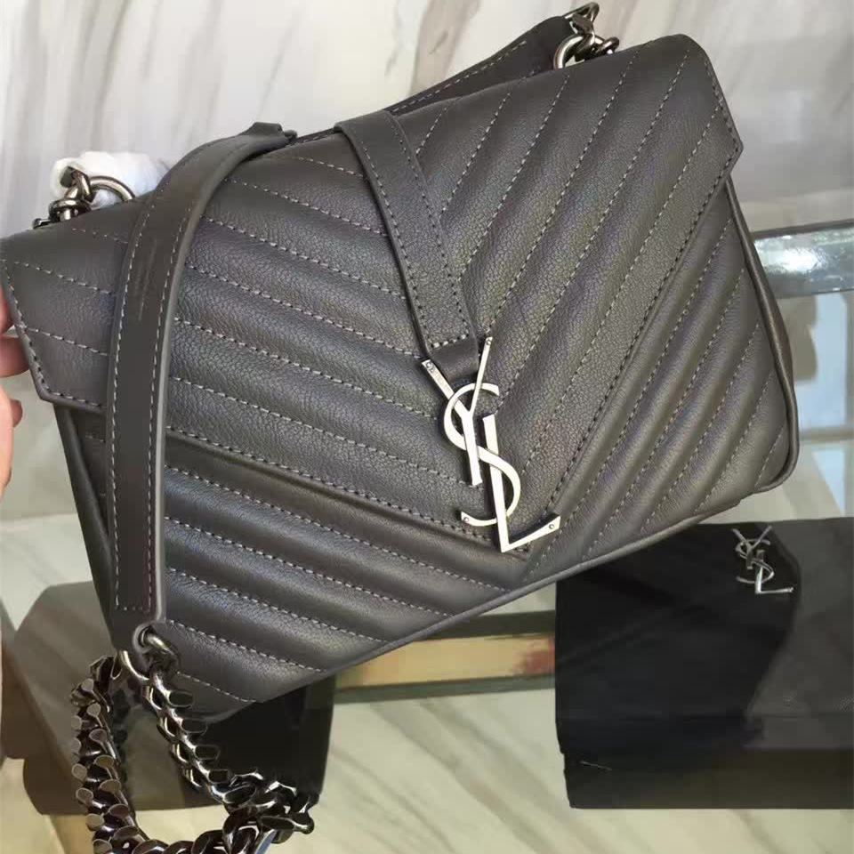 Y51 monogram college gray 5109  24cm x 17cm x 6.5cm