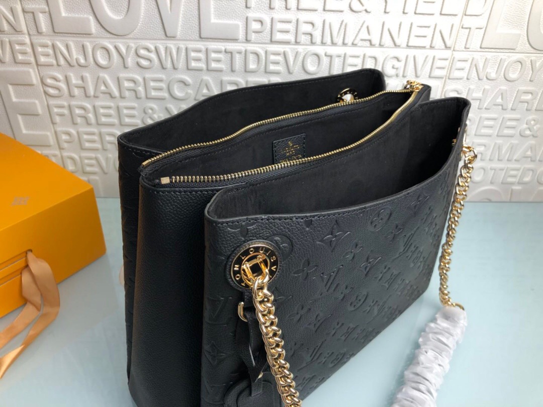 LV empreinte leather m43758 black 37CmX26CmX15Cm