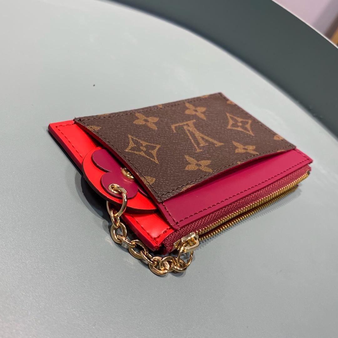 Lv zipper clip monogram canvas 03 13.0x 7.5x 0.4 cm