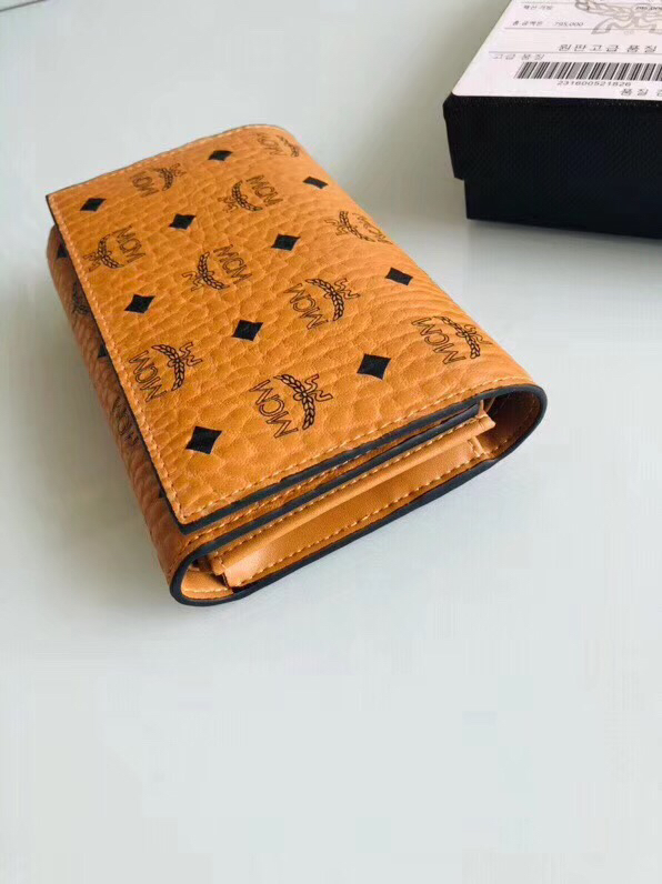 MCM wallet b8803 orange 14.5 x 9.3cm