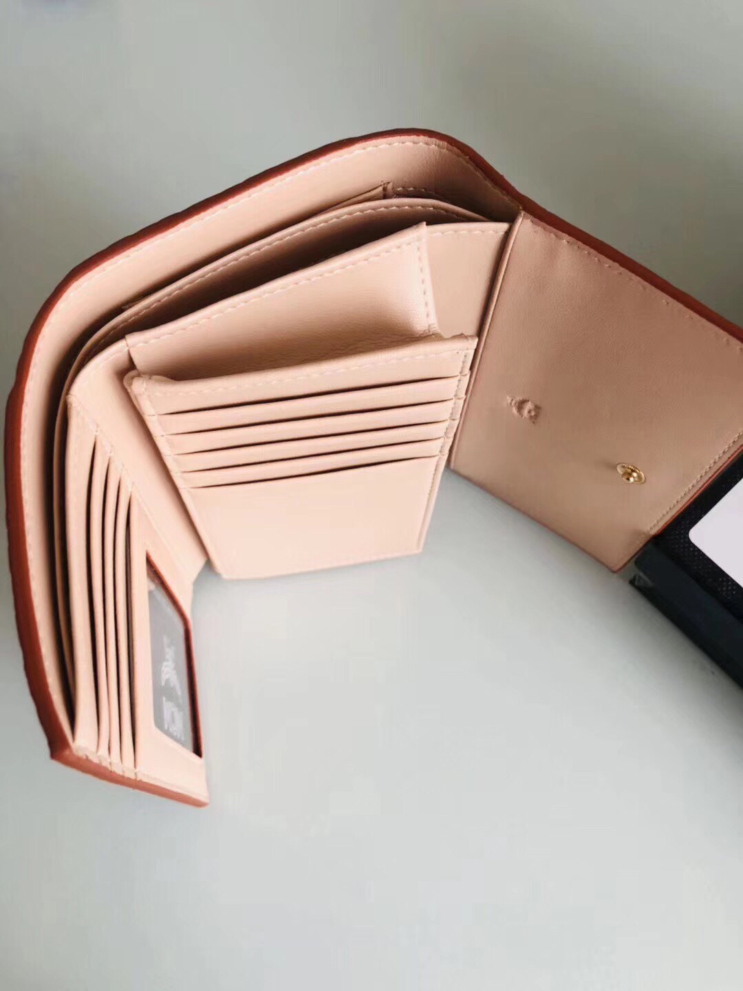 MCM wallet b8803 beige 14.5 x 9.3cm