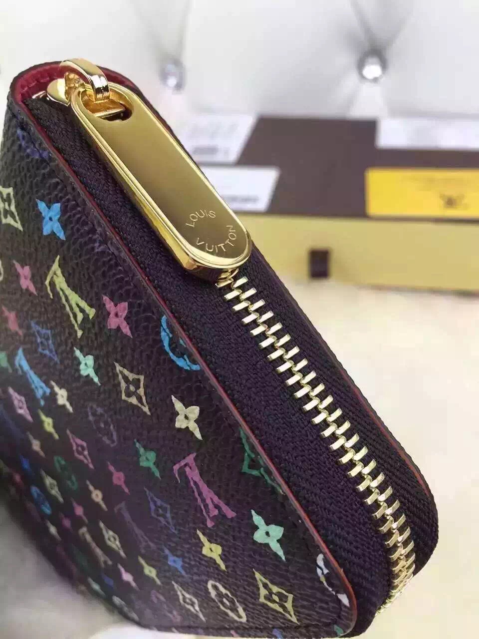 Lv wallet m60050 black_19 x 10 x 1 cm