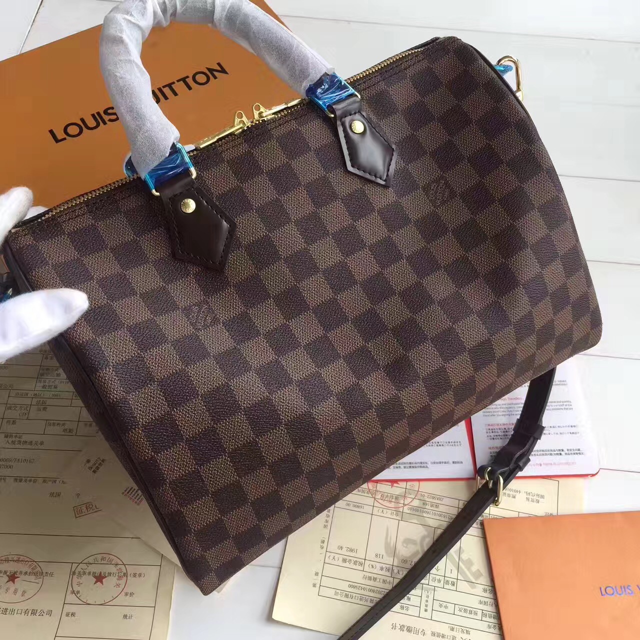 l0vis Vvtt0n speedy bandoulière 30 damier ebene_n41367_30 x 21 x 17 cm