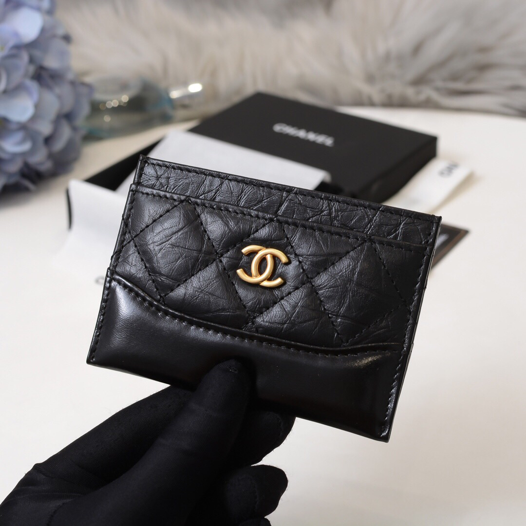 Ch**el card case black