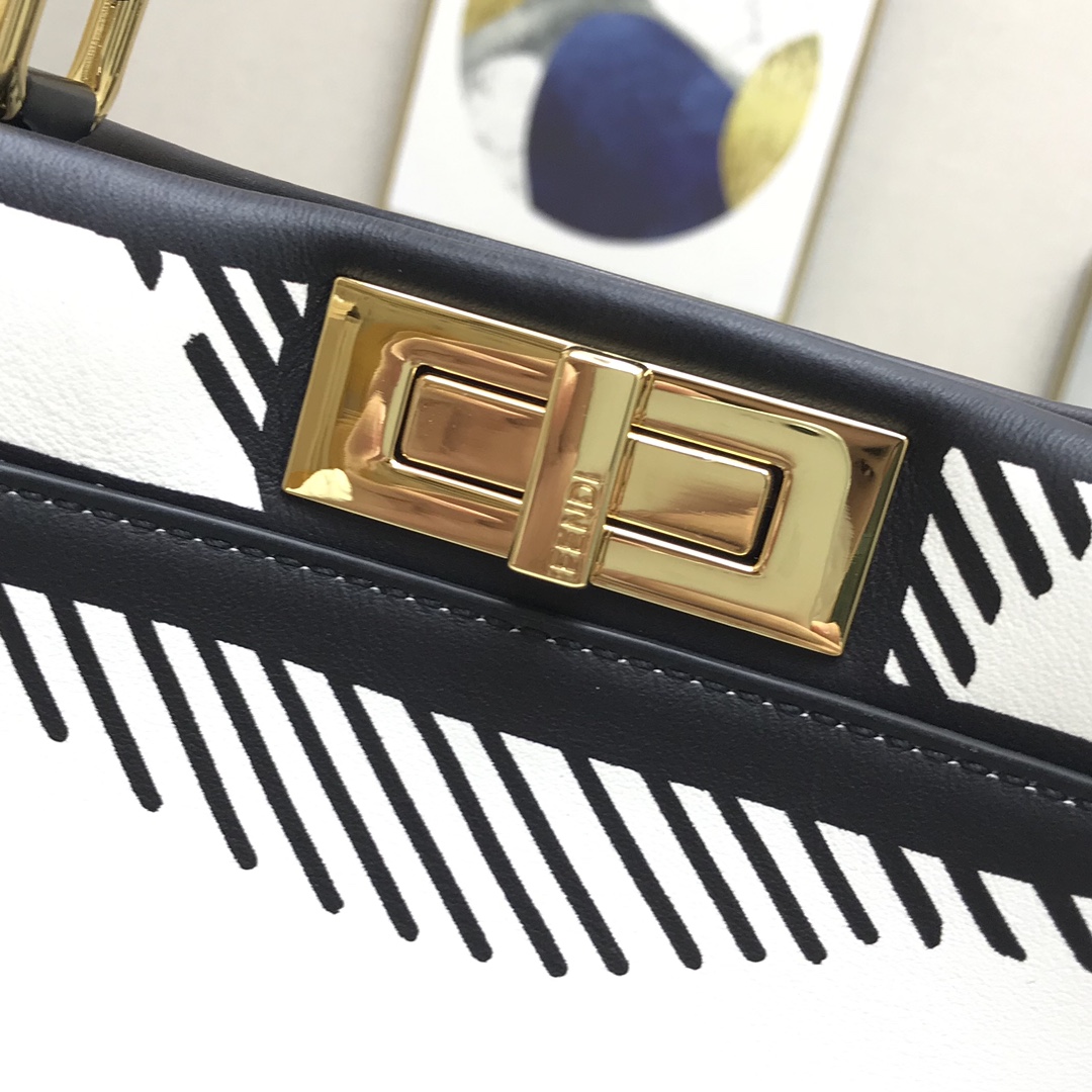 F**di iconic peekaboo medium handbag
