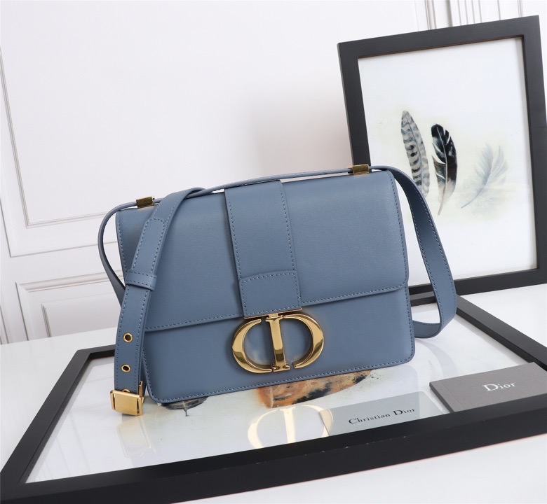 D10r lady D10r montaigne smooth cowhide blue 24 x 17 x 8 cm