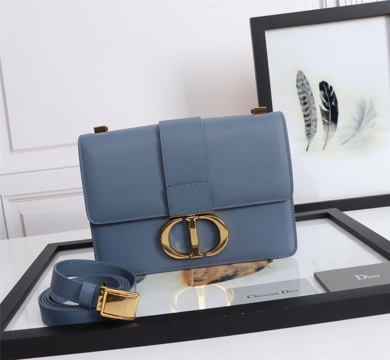 D10r lady D10r montaigne smooth cowhide blue 24 x 17 x 8 cm