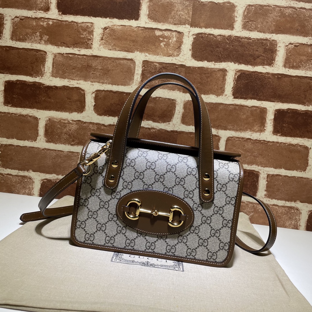 Gvc*1 horsebit 1955 mini top handle bag 645453 23cm