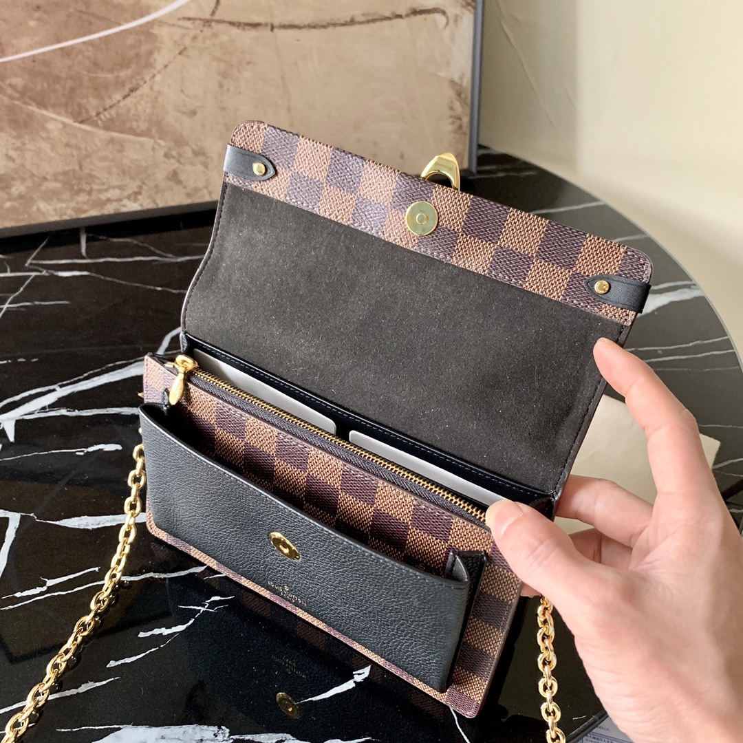 l0vis Vvtt0n vavin chain wallet black n60221 19.0 x 12.5 x 4.0 cm