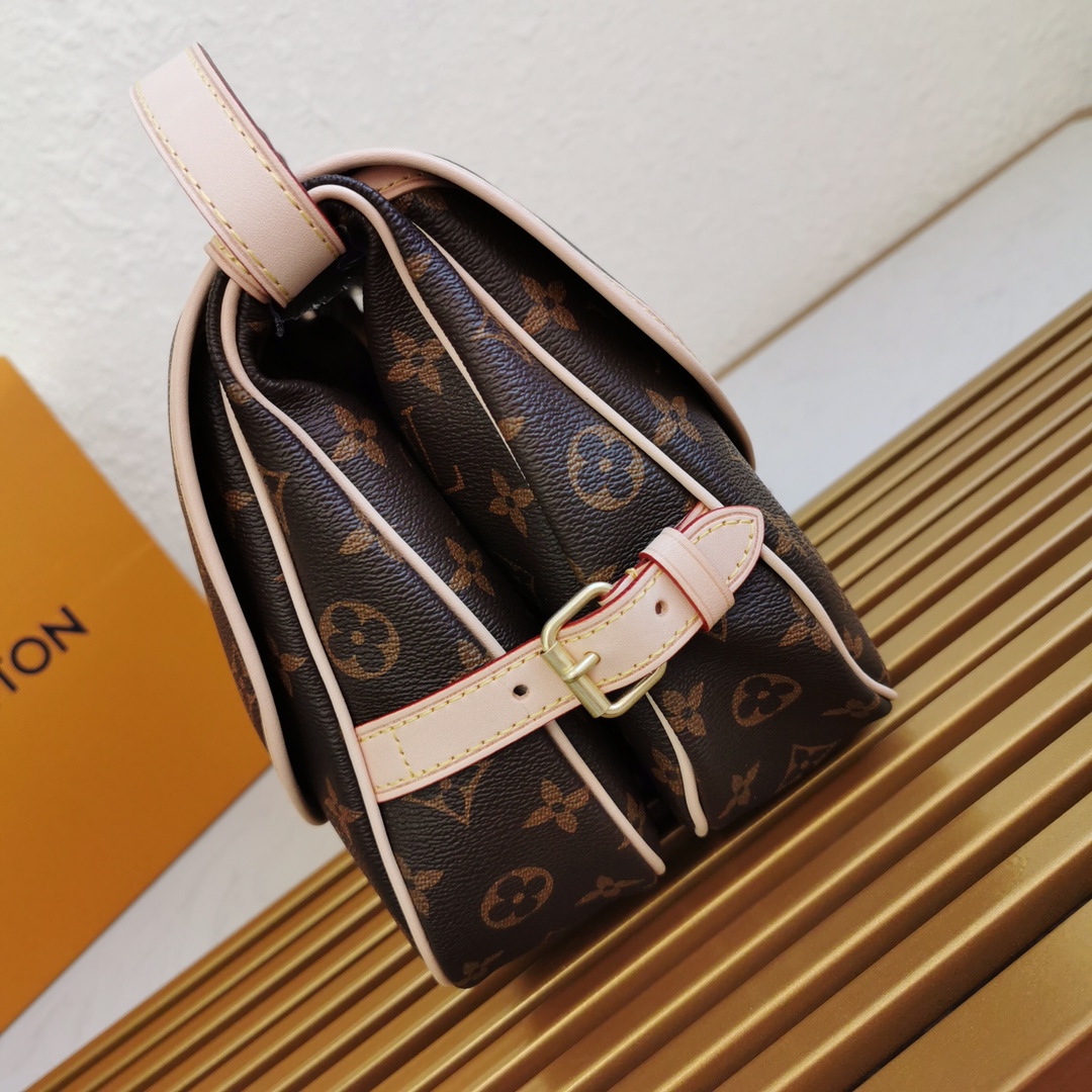 l0vis Vvtt0n saumur mm monogram canvas m40710 28 x 11 x 20 cm