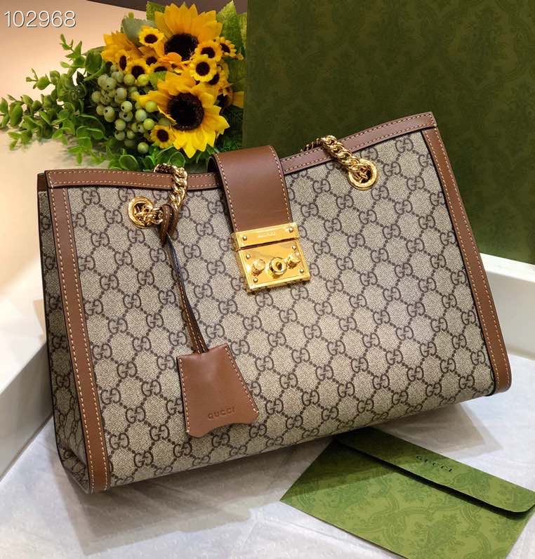 Gvc*1 padlock gg svp*me canvas shoulder bag apricot 479197 35 x 23 x 14 cm