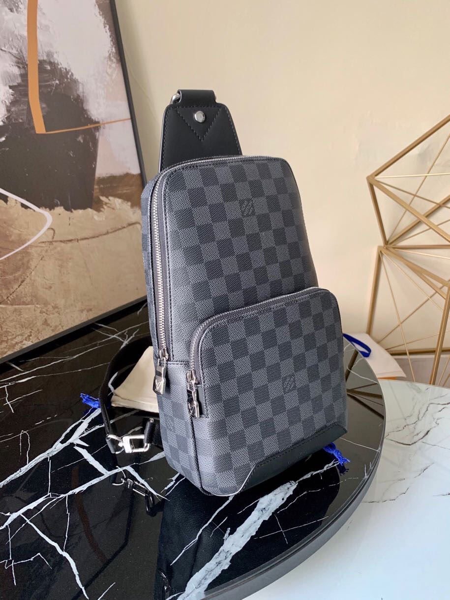 l0vis Vvtt0n avenue sling bag damier graphitte n41719 20 x 10 x 31 cm