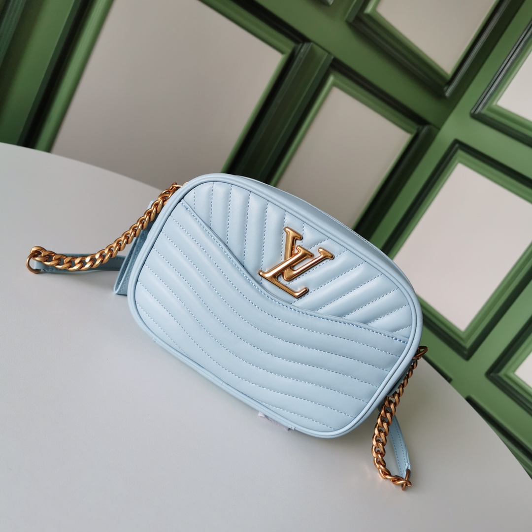 l0vis Vvtt0n new wave camera bag blue m53683 21.5 x 15.5 x 6.0 cm