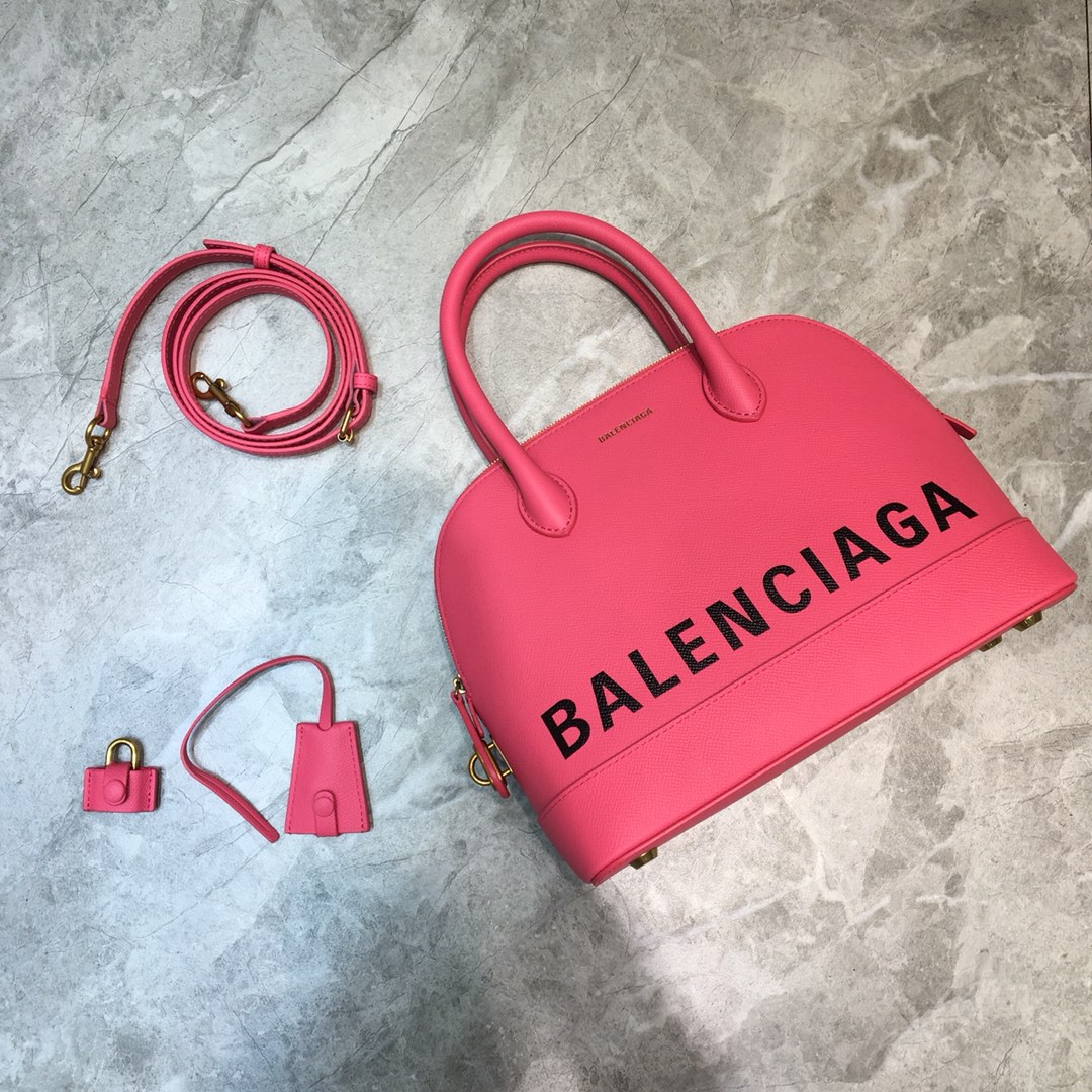 Ba1en*iaga women's ville small top handle bag in neon pink 5506451iz1m 26 x 12 x 22 cm