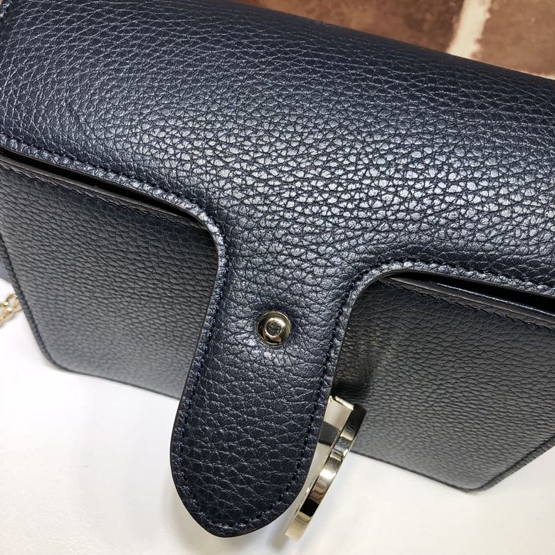 Gvc*1 marmont icon gg interlocking small dark blue 510304 20 x 15 x 7.5 cm
