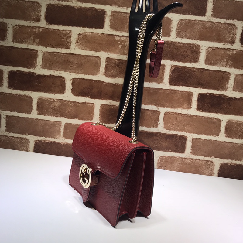 Gvc*1 marmont icon gg interlocking small red 510304 20 x 15 x 7.5 cm