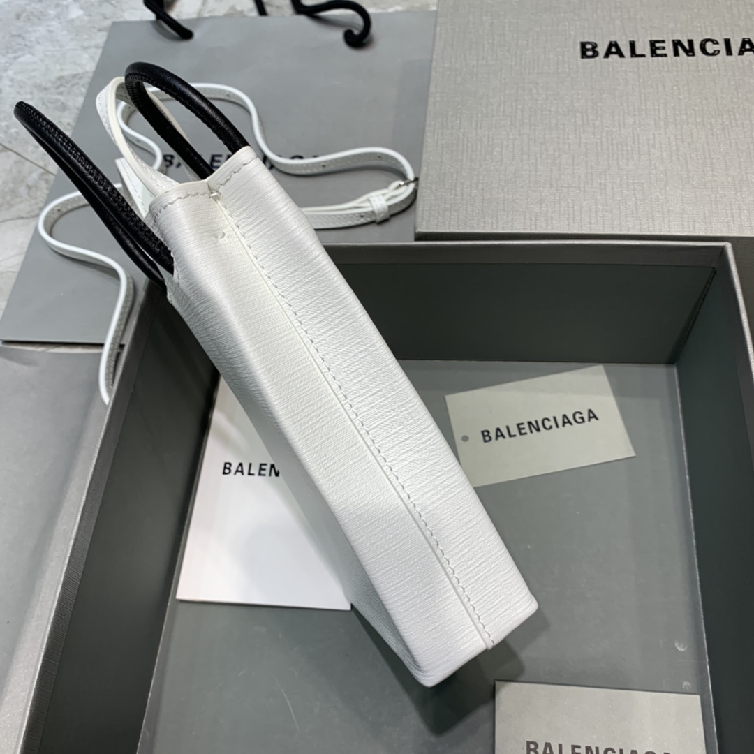 Ba1en*iaga shopping phone holder in white 5938260 12 x 4.5 x 18 cm