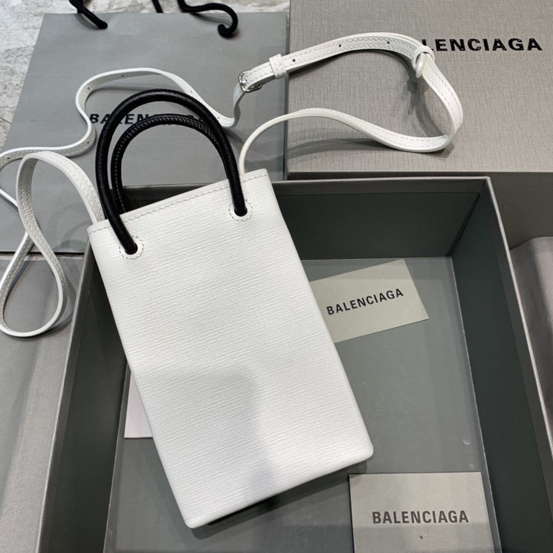 Ba1en*iaga shopping phone holder in white 5938260 12 x 4.5 x 18 cm