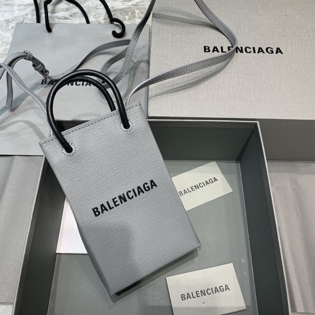 Ba1en*iaga shopping phone holder in grey 5938260 12 x 4.5 x 18 cm