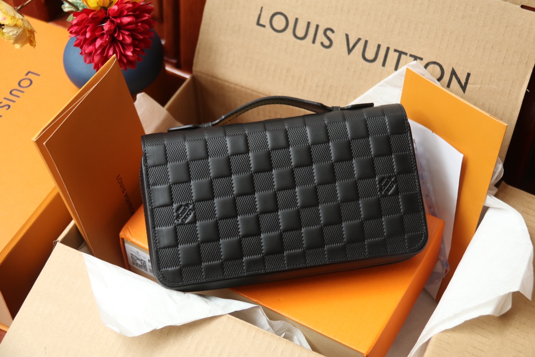 l0vis Vvtt0n zippy xl wallet damier infini leather n61254 23 x 15 x 4 cm