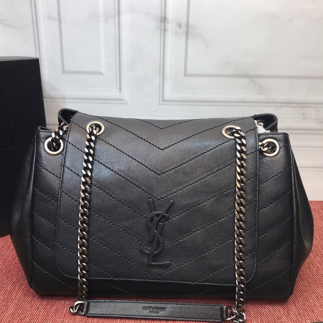 Y51 nolita medium bag in vintage leather black 58929903 31 x 21 x 16.5 cm