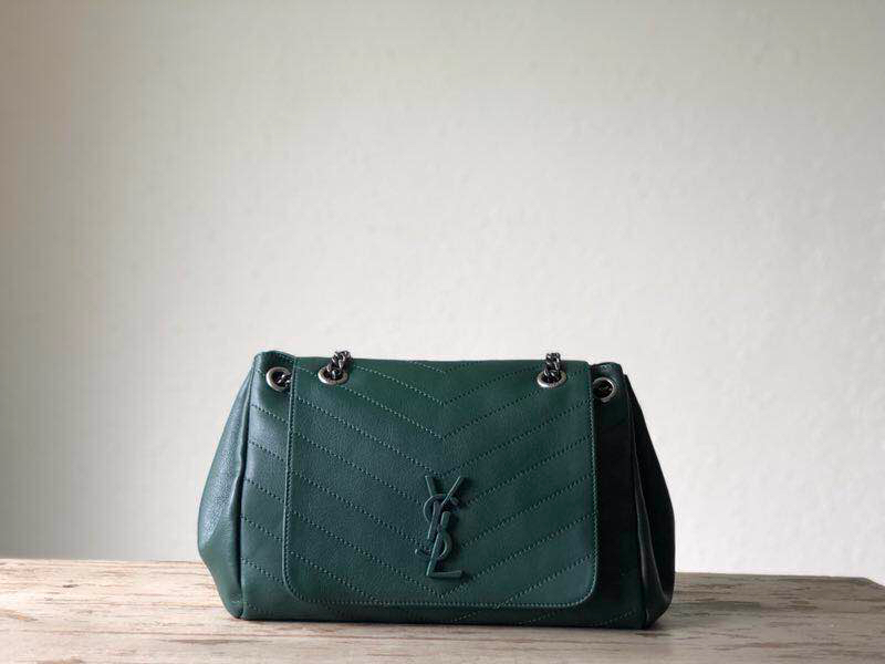 Y51 nolita medium bag in vintage leather green 58929903 31 x 21 x 16.5 cm