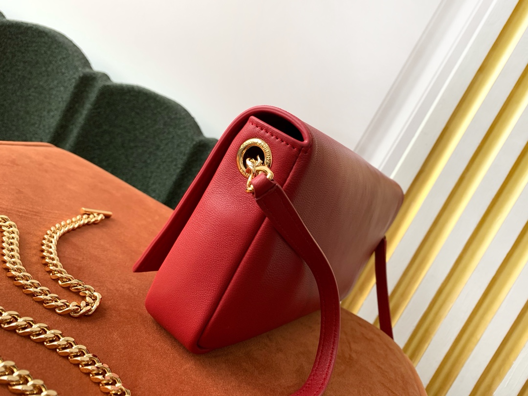 Y51 kate 99 with tassel in lambskin red 6042761 26 x 13.5 x 4.5 cm
