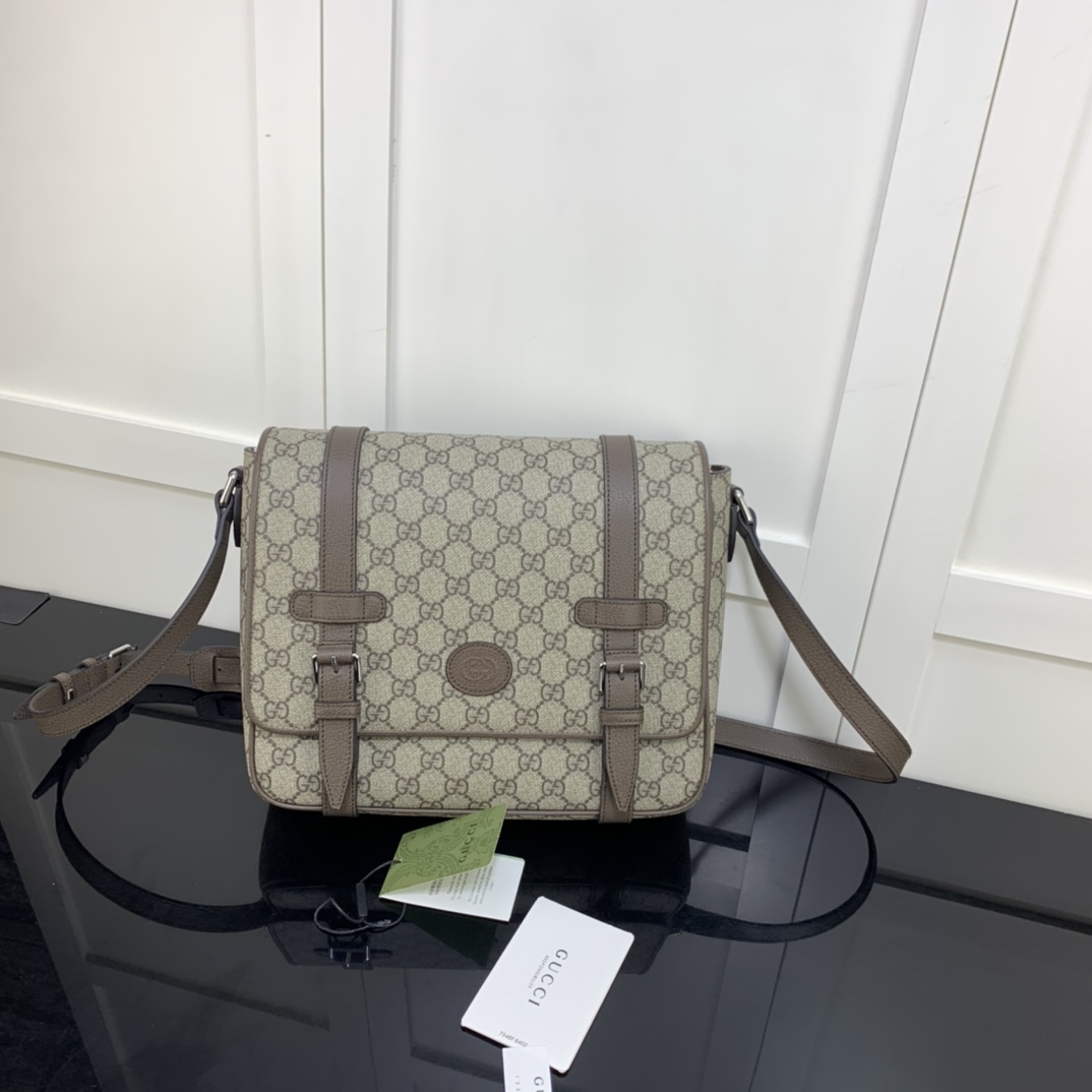Gvc*1 gg messenger bag brown 658542 28 x 24 x 8.5 cm