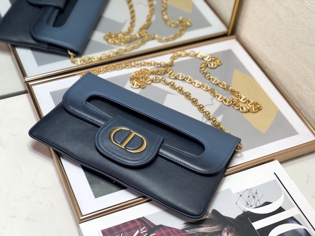 D10r medium double bag blue 28 x 16.5 x 3 cm