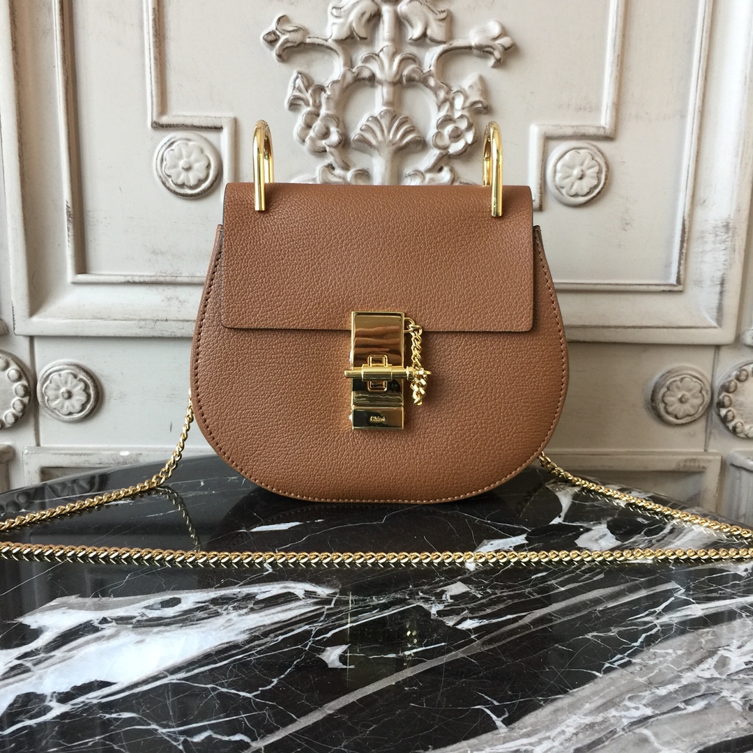 Ch10e mini drew shoulder bag arizona brown 19 x 7 x 16 cm