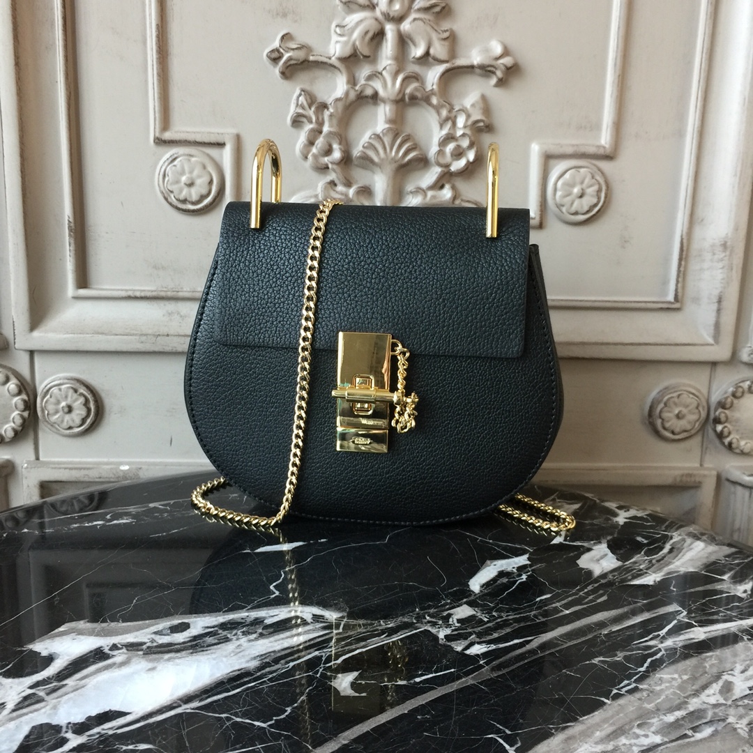 Ch10e mini drew shoulder bag black 19 x 7 x 16 cm