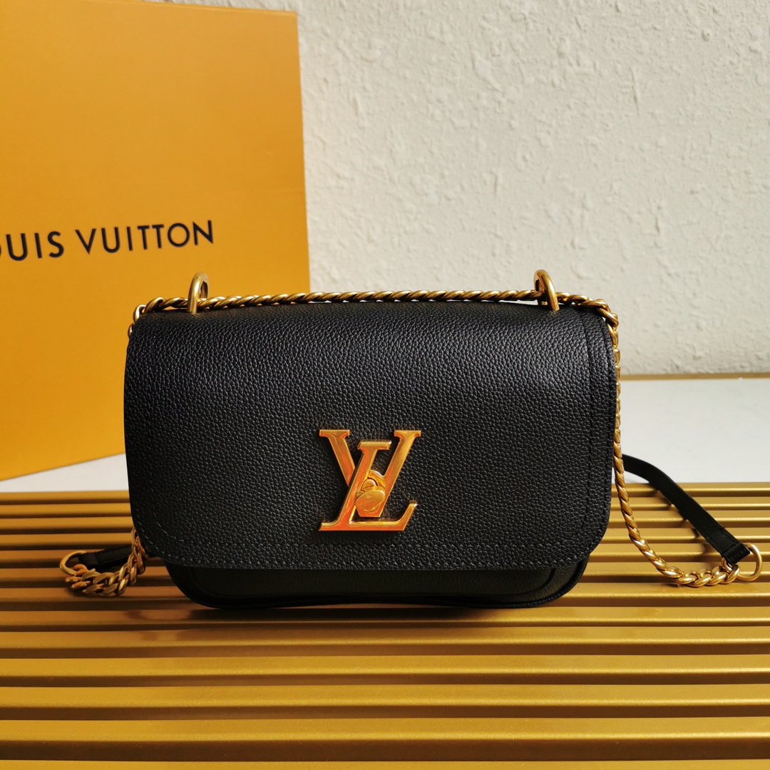 l0vis Vvtt0n lockme chain bag black m57073 23 x 17 x 11 cm