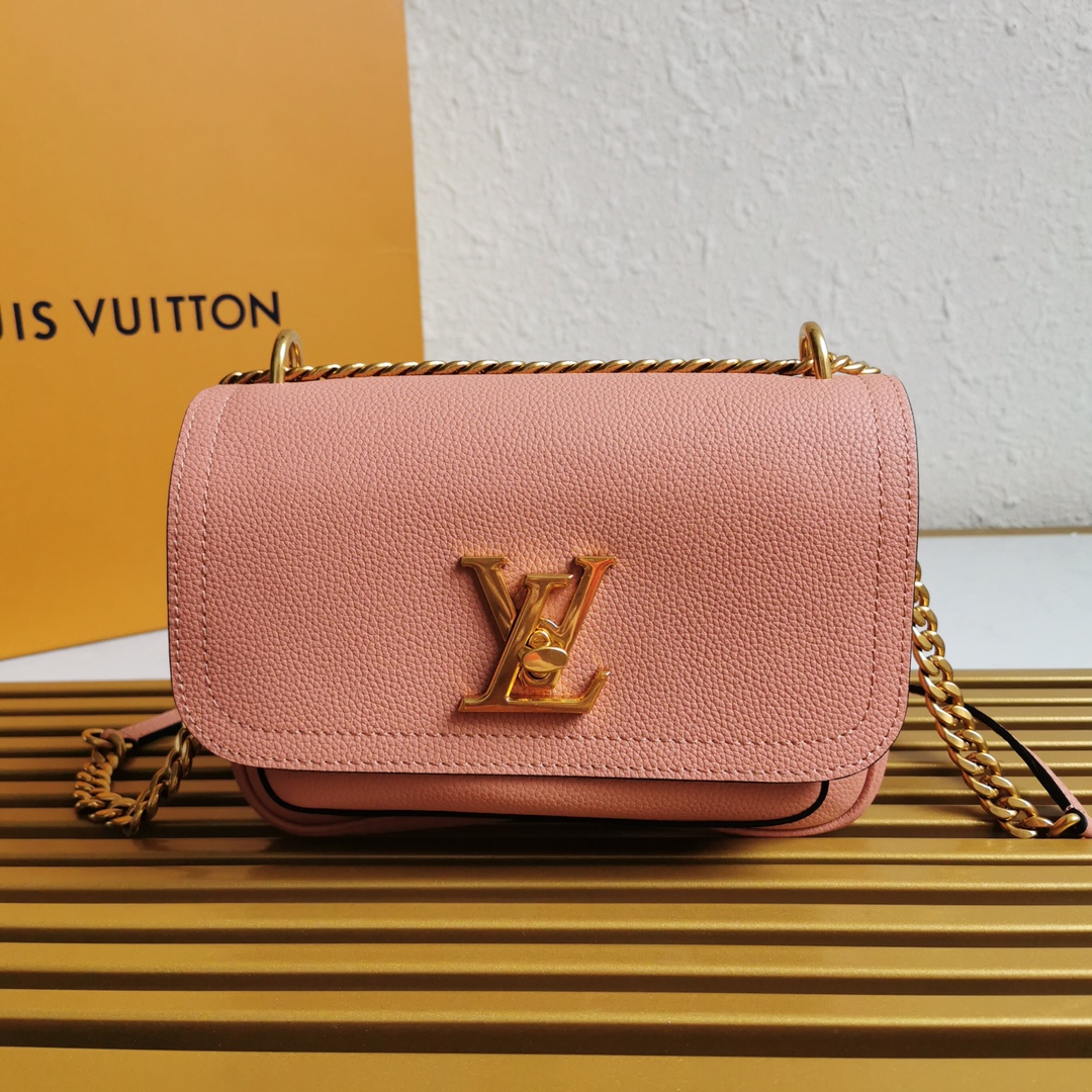 l0vis Vvtt0n lockme chain bag rose des sables m57071 23 x 17 x 11 cm