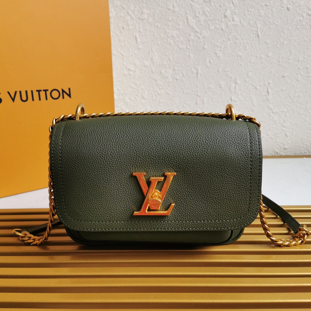 l0vis Vvtt0n lockme chain bag khaki m57067 23 x 17 x 11 cm