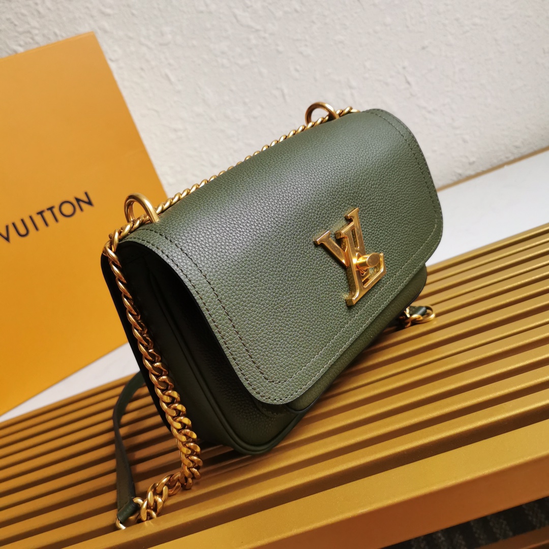 l0vis Vvtt0n lockme chain bag khaki m57067 23 x 17 x 11 cm