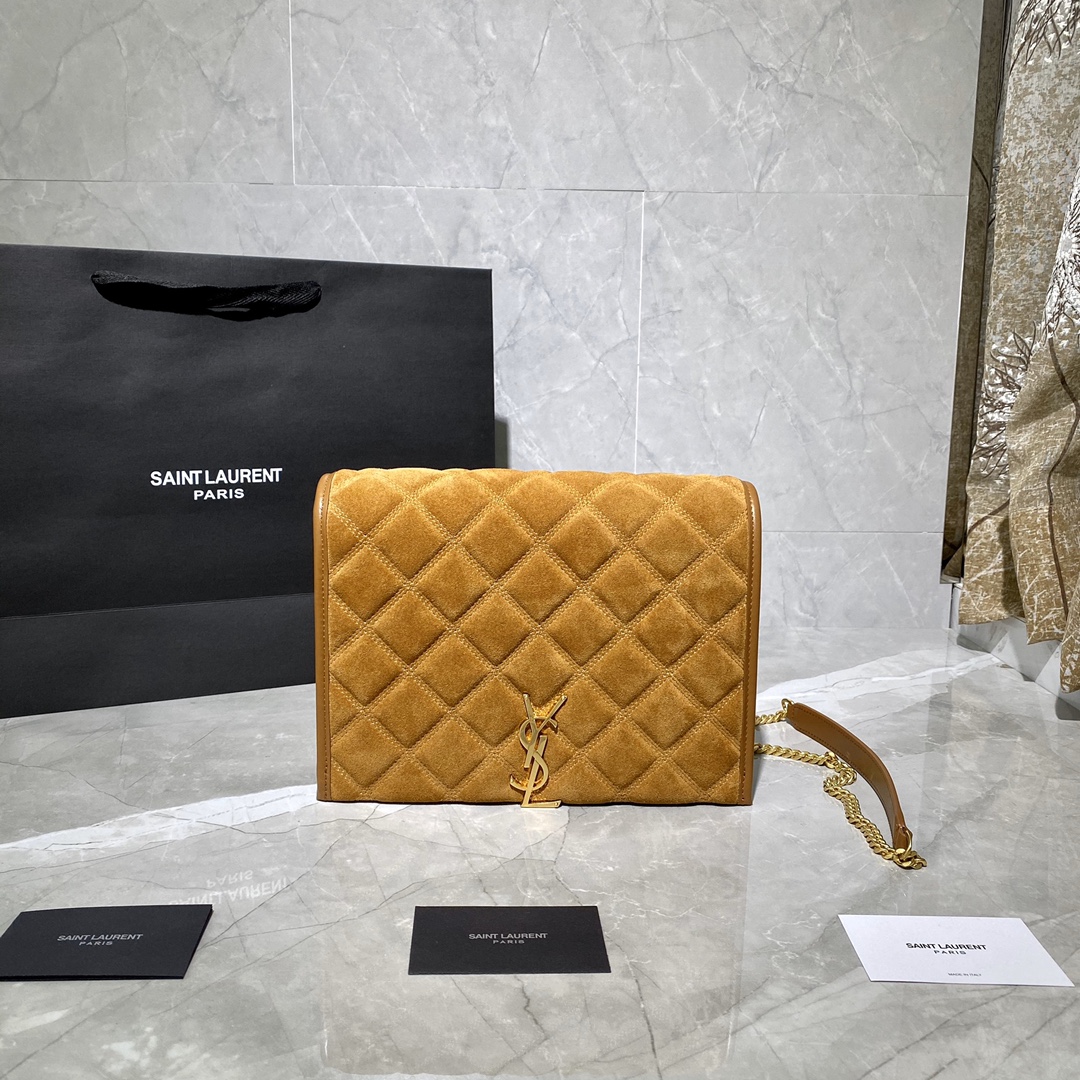 Y51 becky mini chain bag in carrÉ-quilted lambskin 6507691 25 x 17 x 7 cm