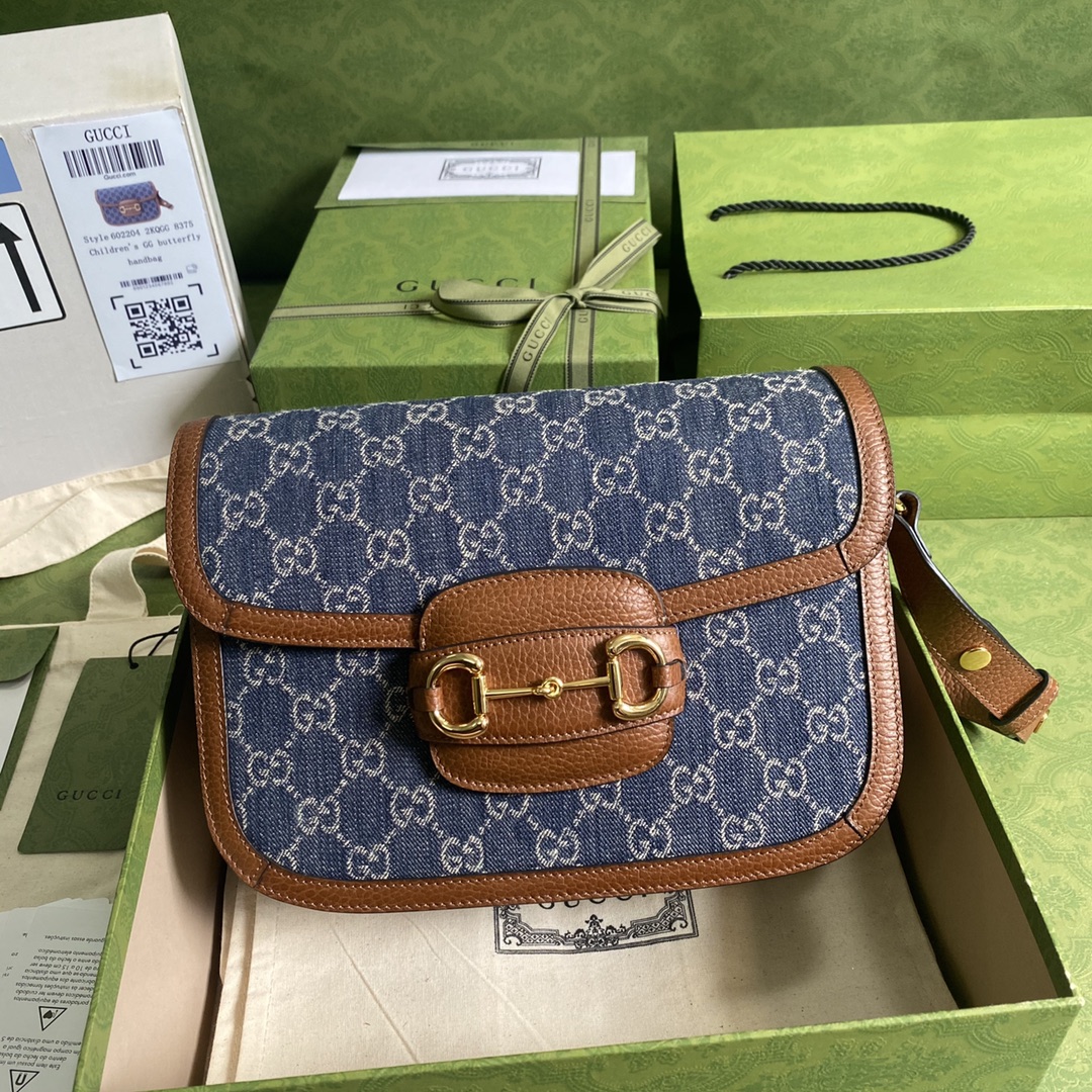 gvc*1 small horse 1955 shoulder bag gg svp*me canvas De*1m 602204 25.5 x 18 x 6 cm