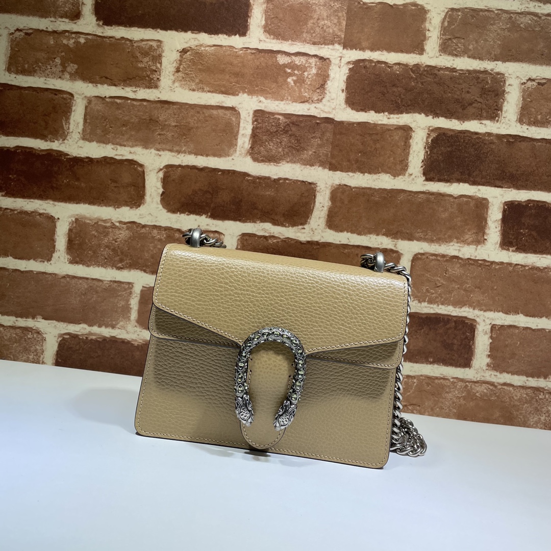 Gvc*1 mini dionysus gg leather brown 421970 20 x 15.5 x 5 cm