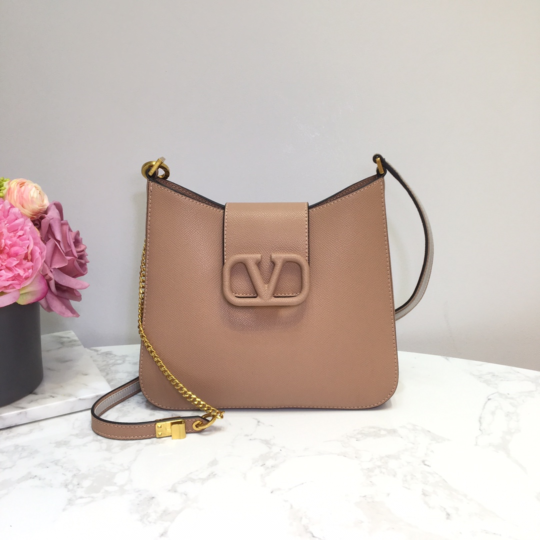 Va1e*ntin0 garavani vsling shoulder bag rose cannelle wb0f17hfb 24 x 6 x 21 cm