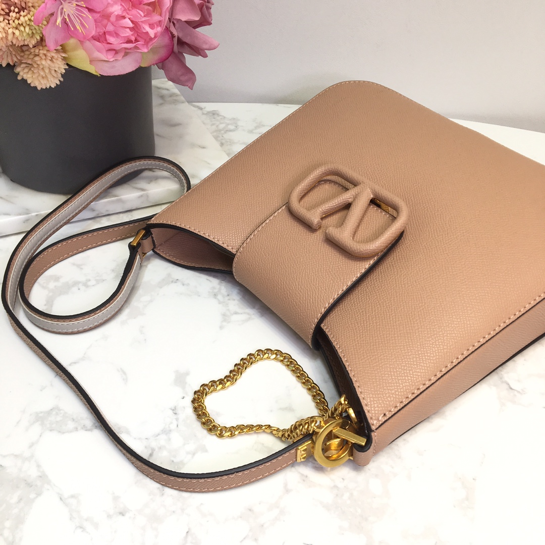 Va1e*ntin0 garavani vsling shoulder bag rose cannelle wb0f17hfb 24 x 6 x 21 cm