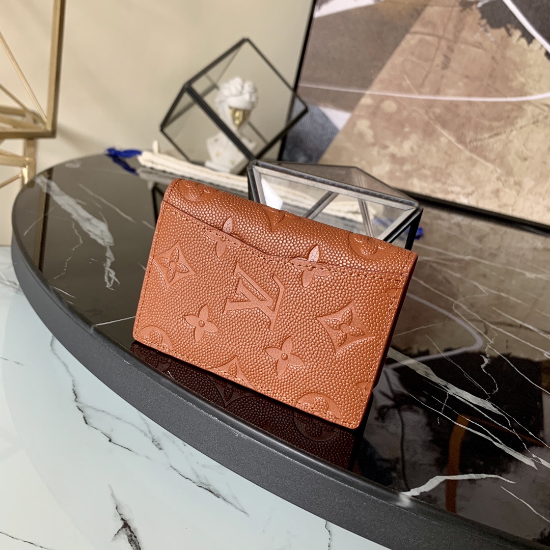 l0vis Vvtt0n lvxnba pocket organizer grained leather m80545 8 x 11 x 1 cm