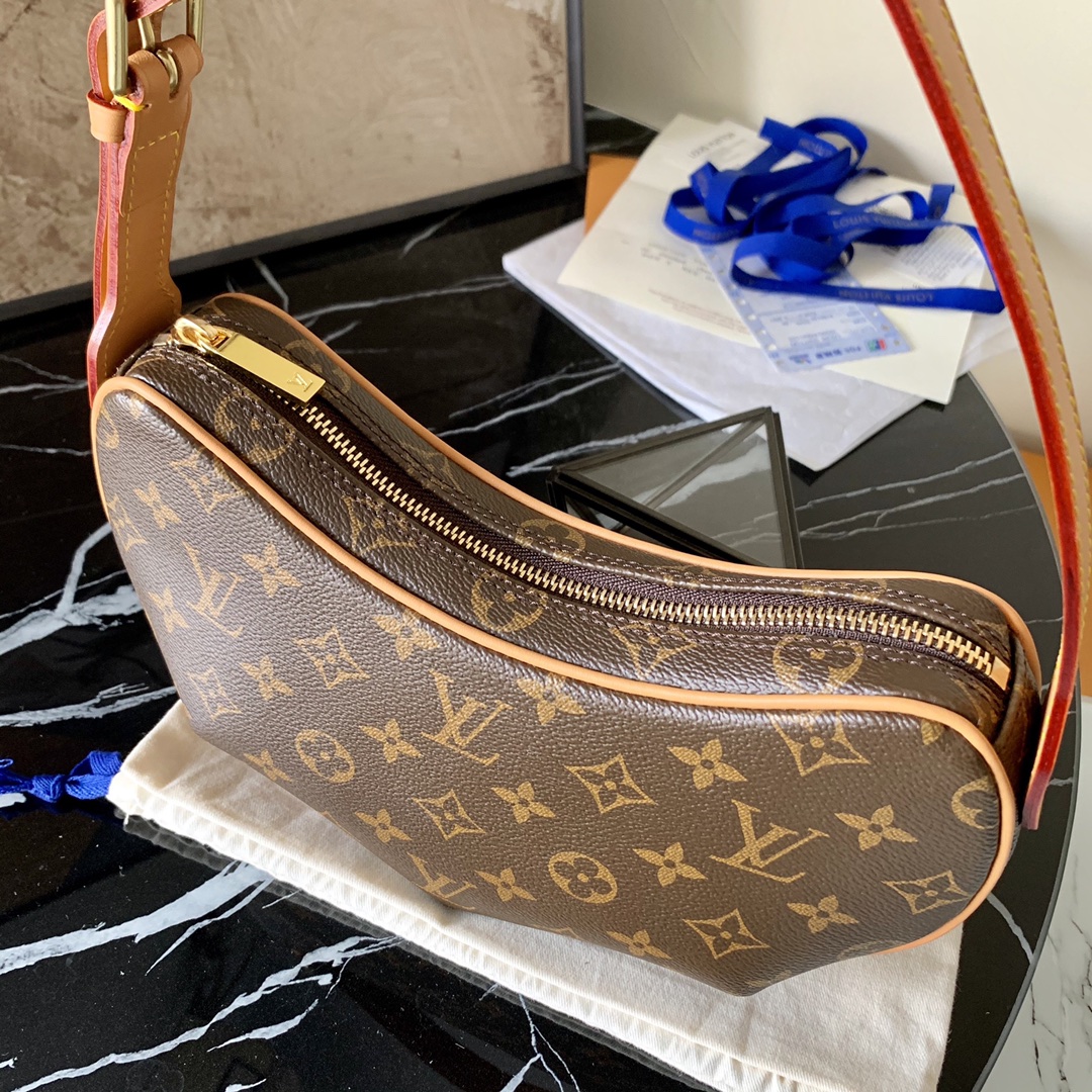 l0vis Vvtt0n croissant shoulder monogram hand bag m51511 27 x 13 x 7 cm