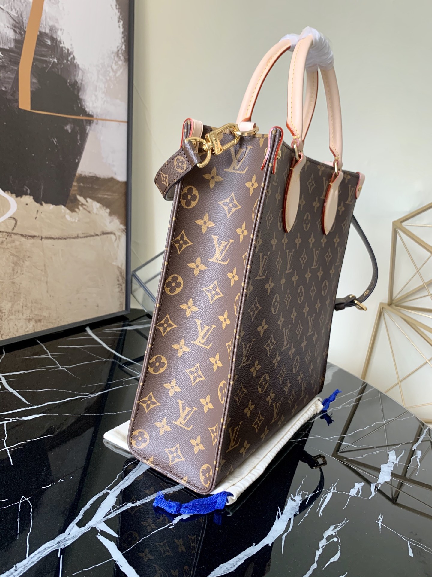 l0vis Vvtt0n sac plat messenger monogram empreinte leather m45848 30 x 10 x 31 cm